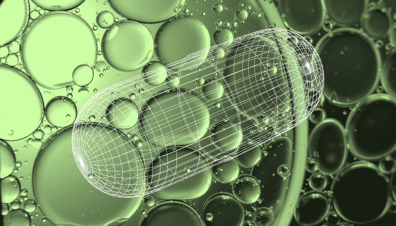 Translucent synovial fluid microdroplets with residual power Doppler signal, shallow depth of field, soft backlit refraction, abstract fluid macro